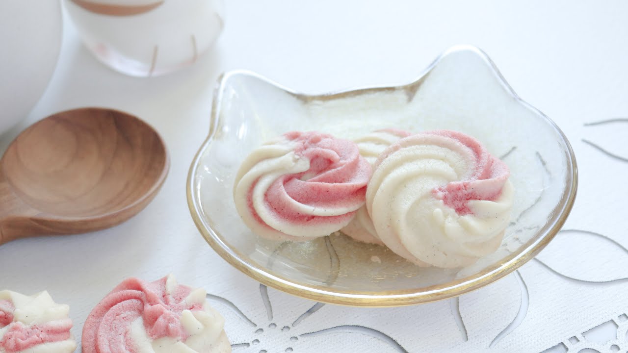 雙色奶油餅乾☆擠花曲奇★無蛋無牛奶食譜．口感超級酥鬆