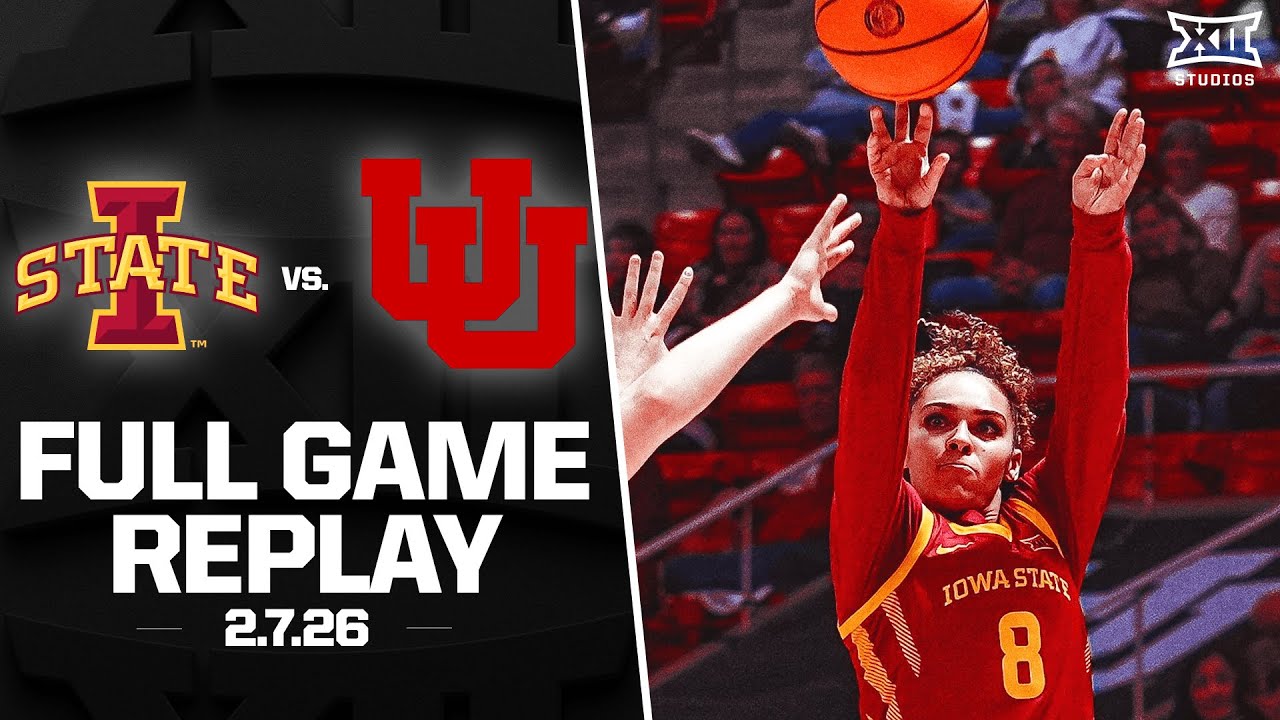 Iowa State vs. Utah Full Game Replay (2.7.26) | 2025-26 Big 12 Women's Basketball