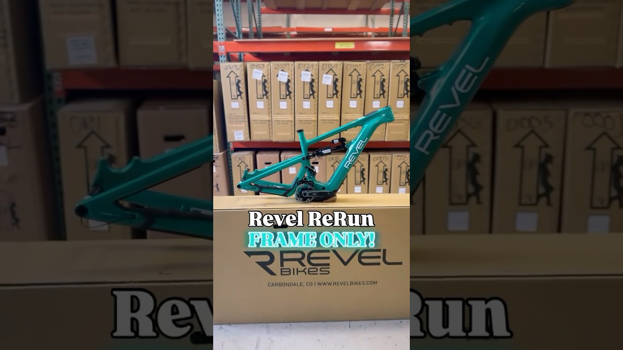 Offering the ReRun as a FRAME ONLY option! Now you can build it up however you wish.#RevelBikes
