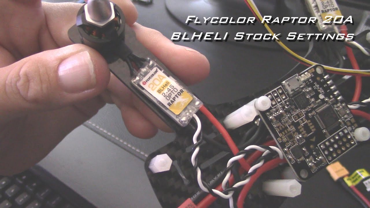 Flycolor Raptor 20a ESC - Stock BLHELI settings