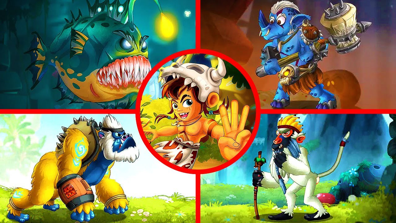 Jungle Adventures 3 - All Bosses (Boss Fight) 1080P 60 FPS