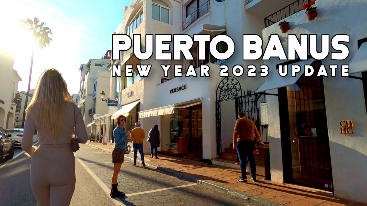 Puerto Banus Marbella Spain Luxurious New Year Vibes Update January 2023 Costa del Sol | Málaga [4K]