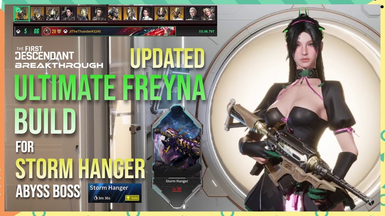 Ultimate Freyna vs Storm Hanger Solo 3m36s - The First Descendant