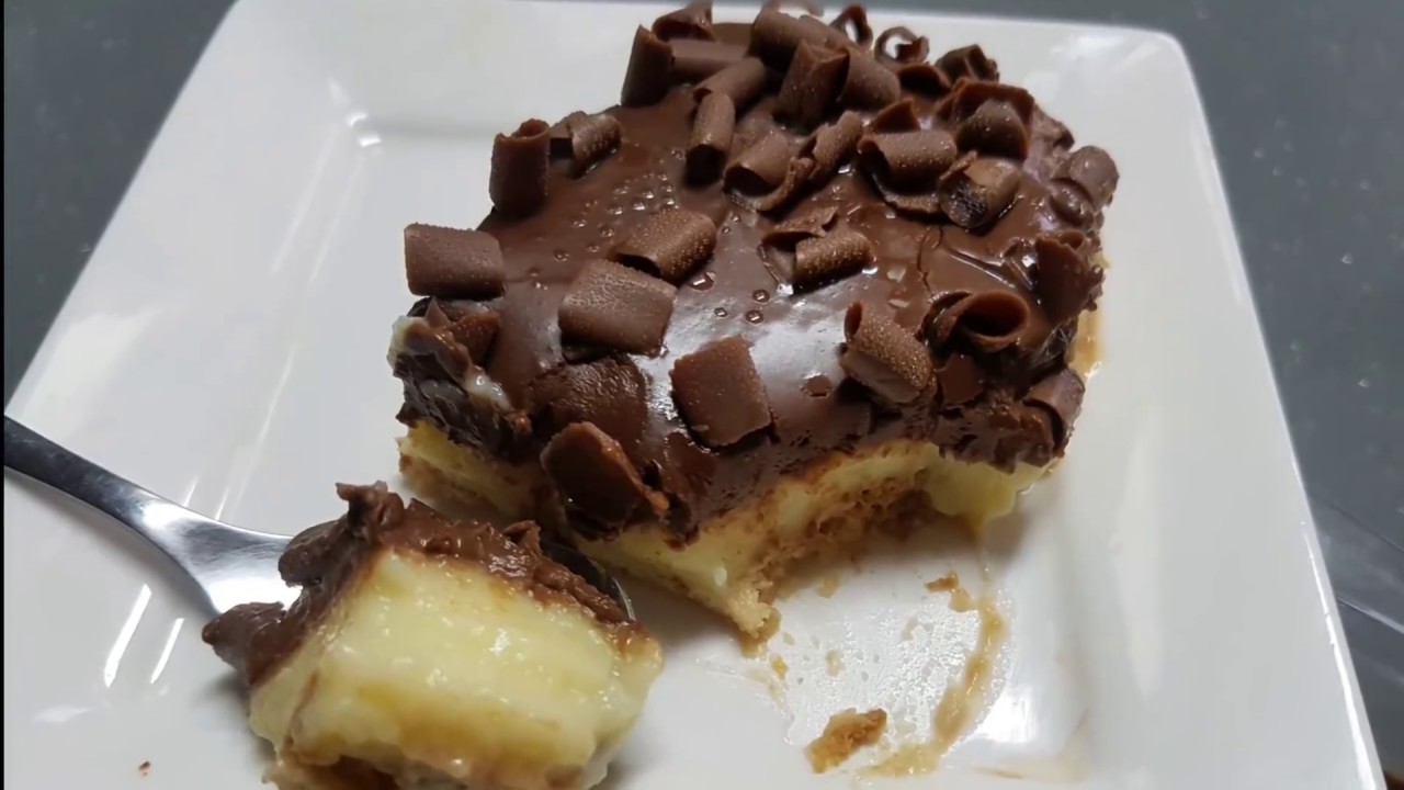 Gâteau au chocolat sans cuisson dans le four