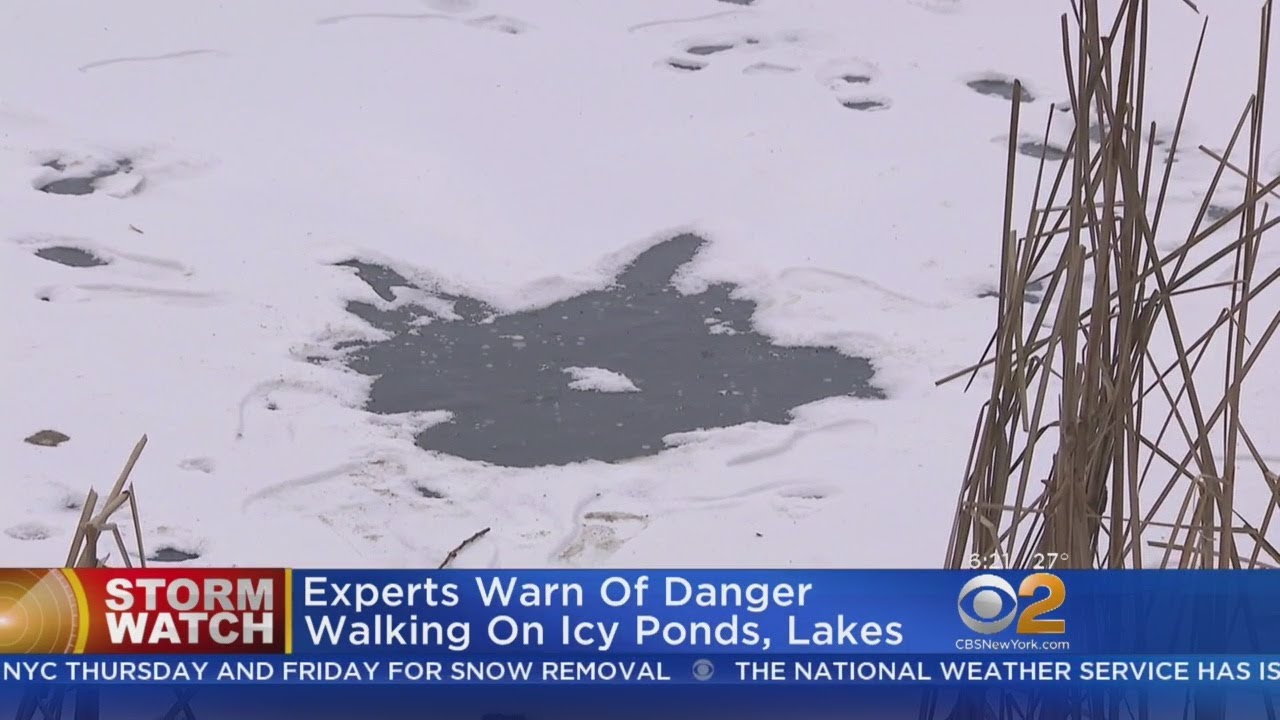 Experts Warn Of Danger Walking On Icy Ponds, Lakes