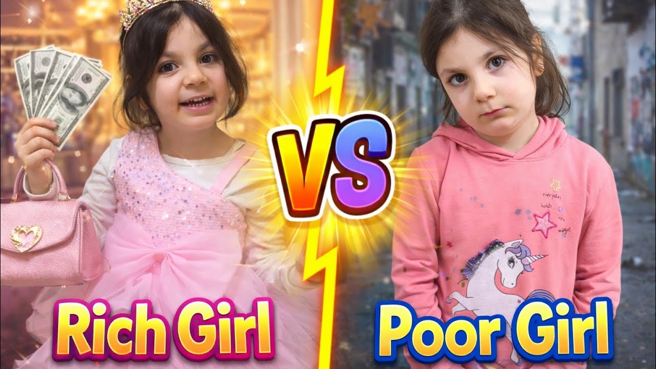 👑تحدي البنت الغنية ضد البنت الفقيرة💔 فيديو مؤثر😱