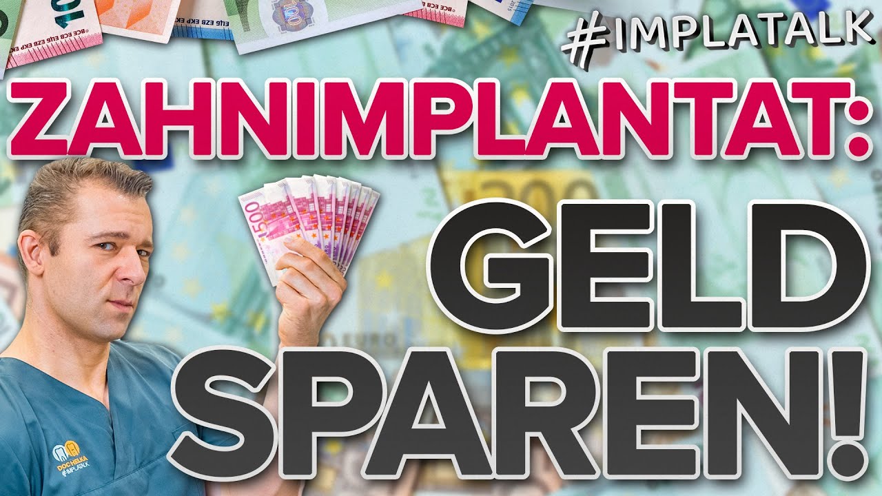Kosten für Zahnimplantate senken 💰 - Diese Möglichkeiten hast du als Patient!