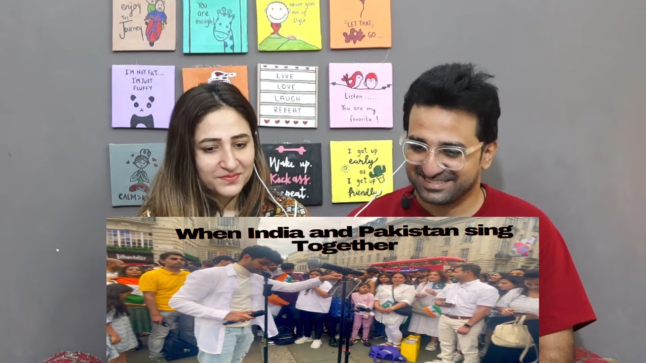 Pak Reacts to I ASKED INDIANS & PAKISTANIS TO SING TOGETHER | THIS IS WHAT HAPPENED IN LONDON