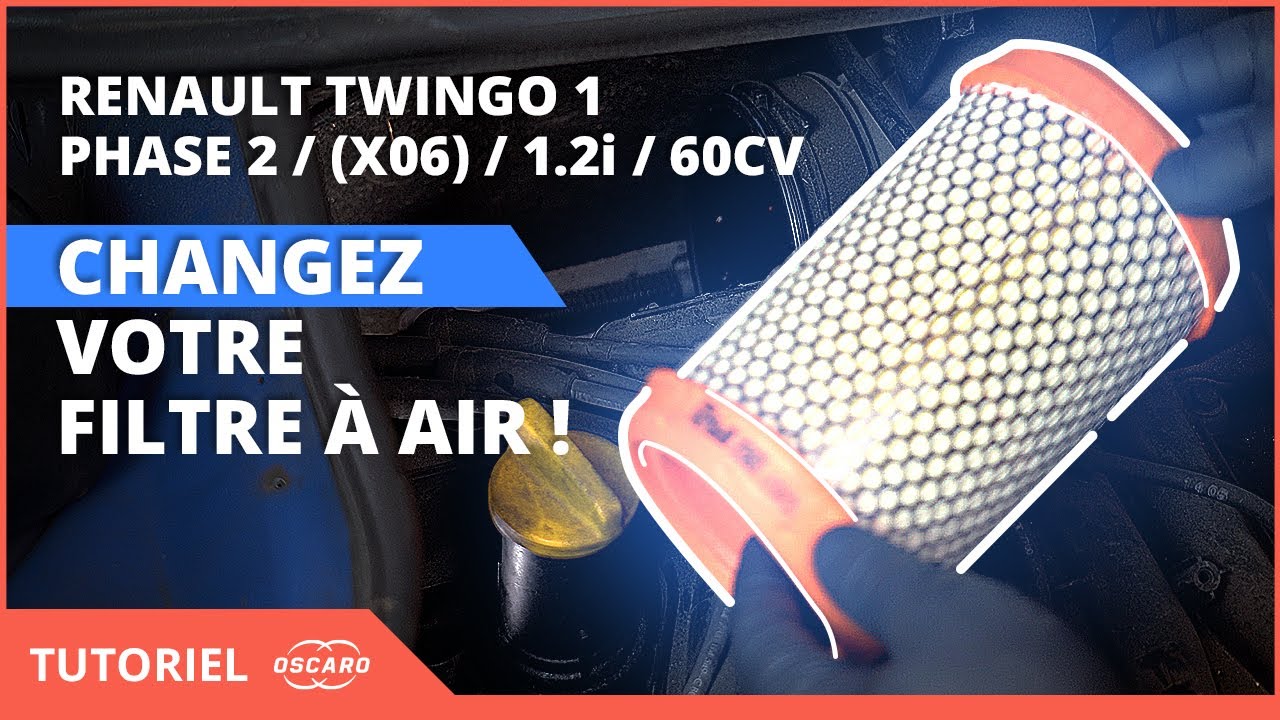 Comment changer le filtre à air sur Renault Twingo 1 / Phase 2 #tutorial #auto #oscaro #filtre