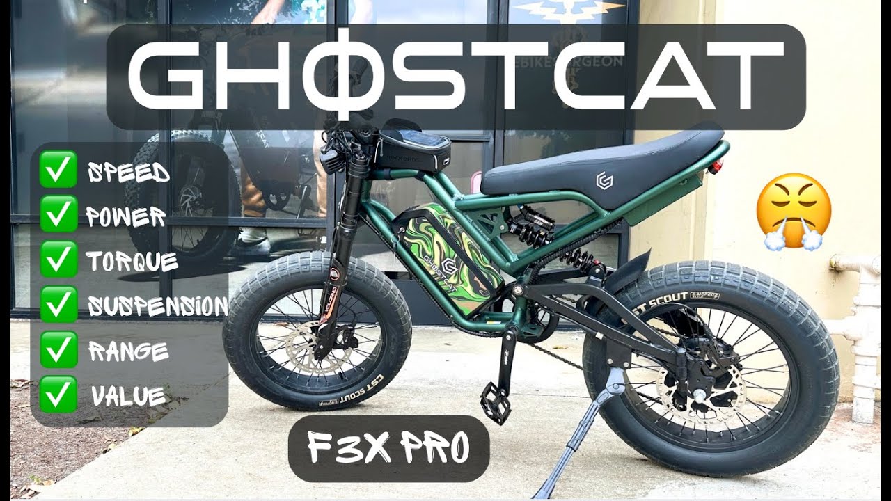 Ghostcat F3X Pro — один из лучших универсальных электровелосипедов 2024 года! Первая поездка и обзор