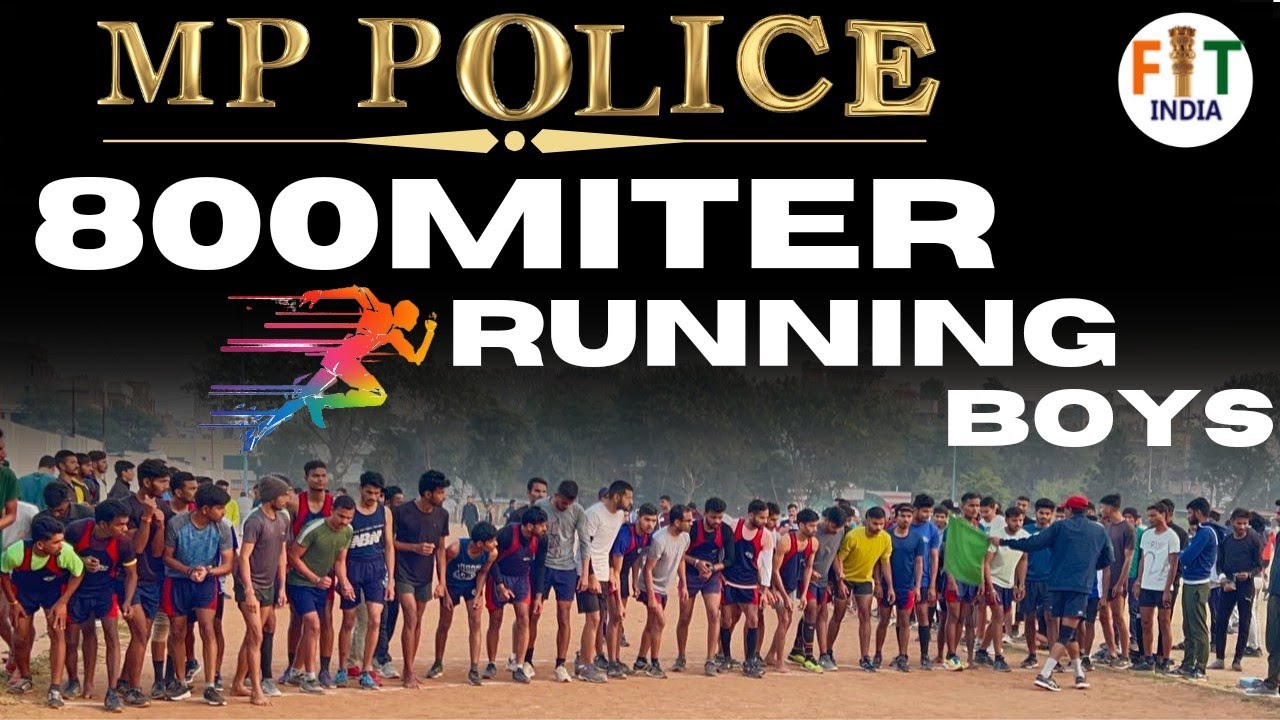 MPPolice constable 800m running boys ll 800 meter running trail video ll 