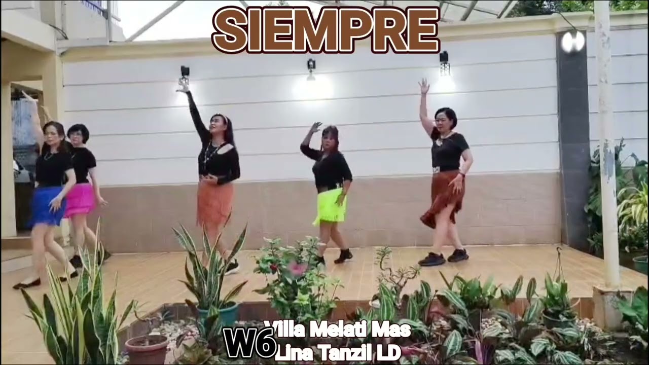 SIEMPRE Line Dance (Demo: Lina Tanzil & Friends Villa Melati Mas) - 050326