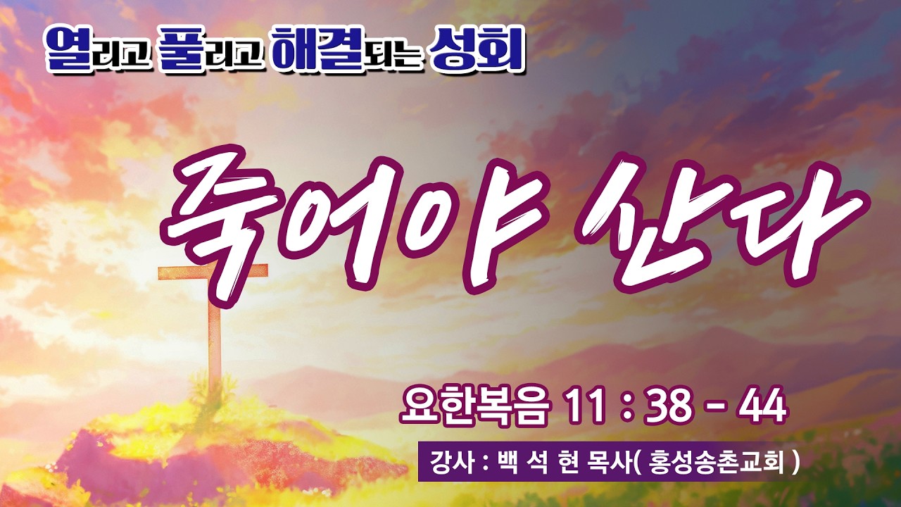 2026 백석현 목사초청 춘계부흥성회 (6) - 죽어야 산다