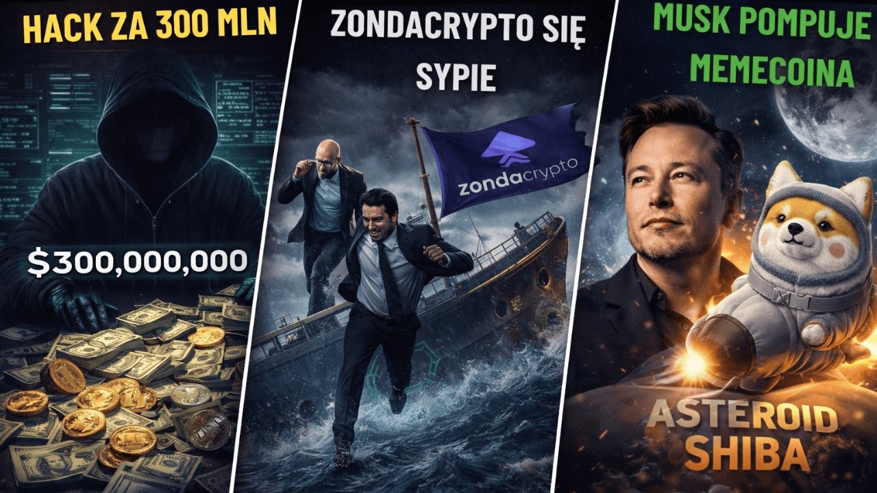 Krypto Wiadomości 20.04.26: Zondacrypto się sypie, hack 300 mln, BlackRock pompuje BTC