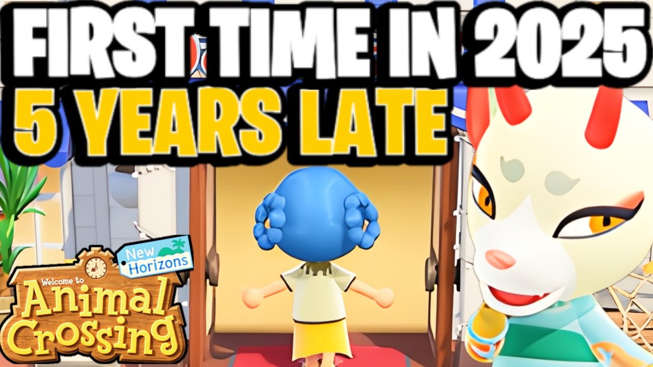 На дворе 2025 год… и я впервые играю в Animal Crossing! [День 1]