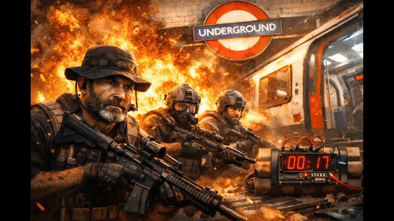 Call of Duty MW 3 Ending Mission | Saving London Subway
