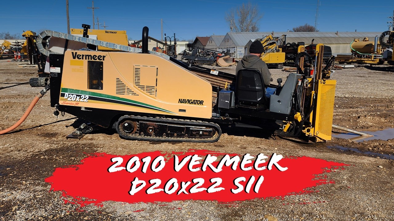2010 Vermeer D20x22 Series II demo | SOURCE: HDD