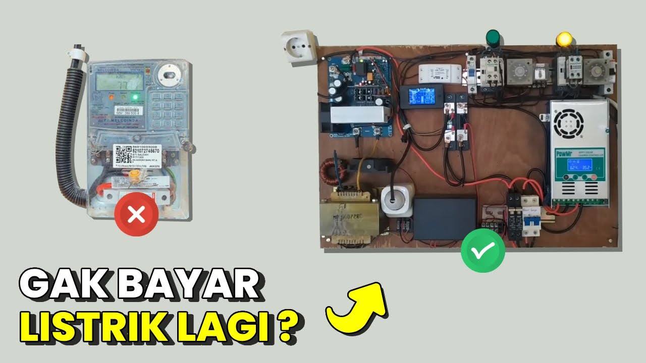 Alat Ini Bisa Bikin Meteran PLN Nganggur !! || VLOG PLTS 500 WP