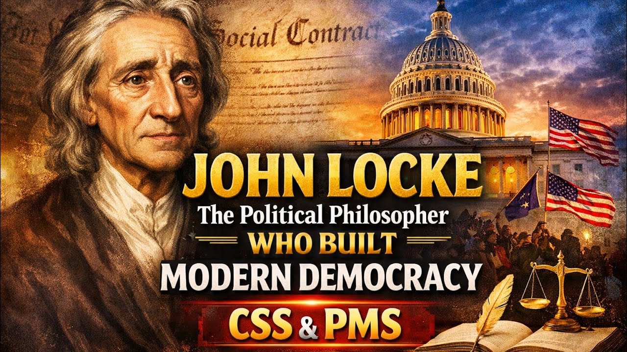 John Locke’s Political Philosophy | Foundation of Modern Liberal Democracy | Complete CSS & PMS