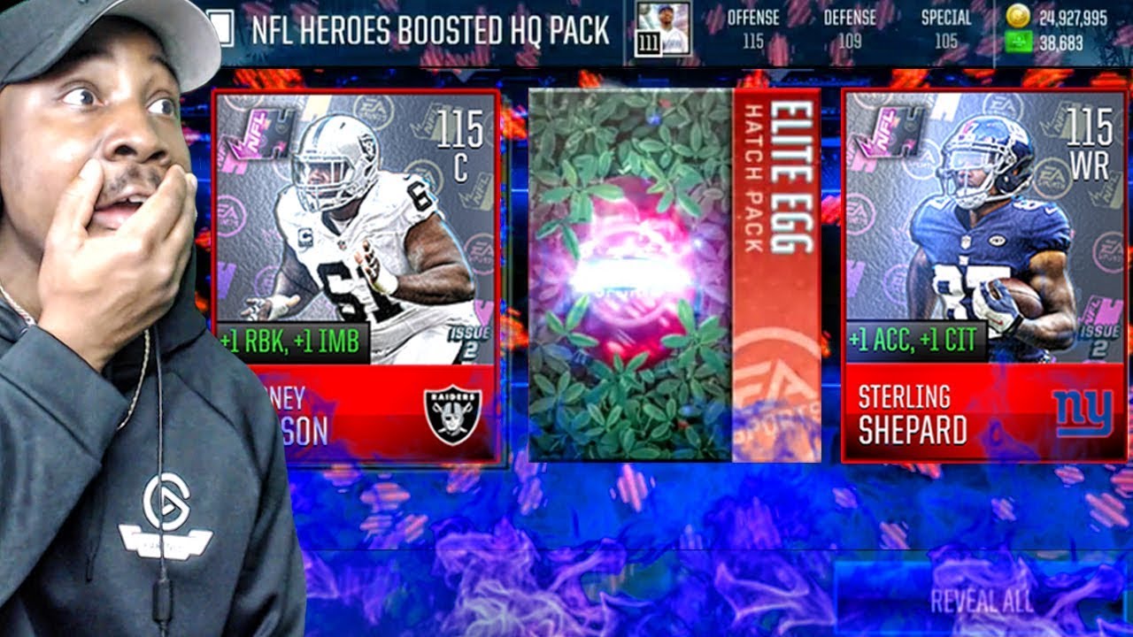 REVEALING ELITE EASTER EGGS & 114 OVR ISSUE 2 HERO PACK OPENING! Madden Mobile 18 Gameplay Ep. 43
