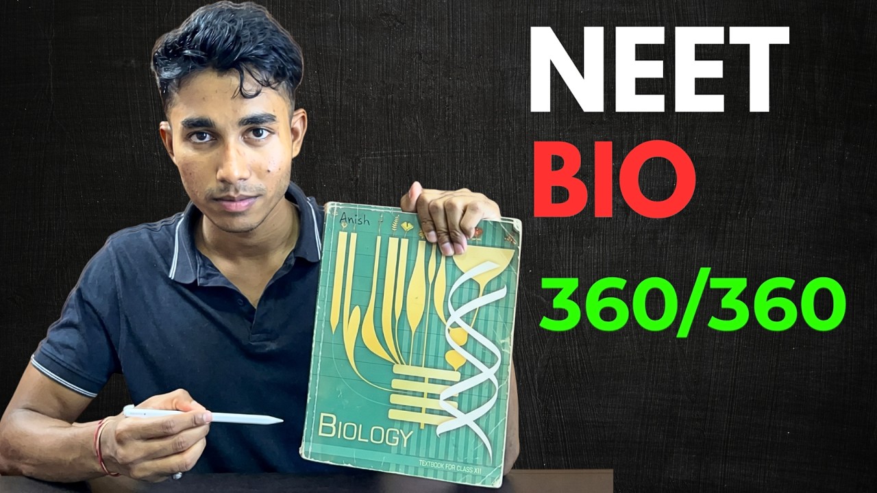 I Scored 360/360 in NEET Biology &mdash; Here&rsquo;s the REAL Strategy I Used