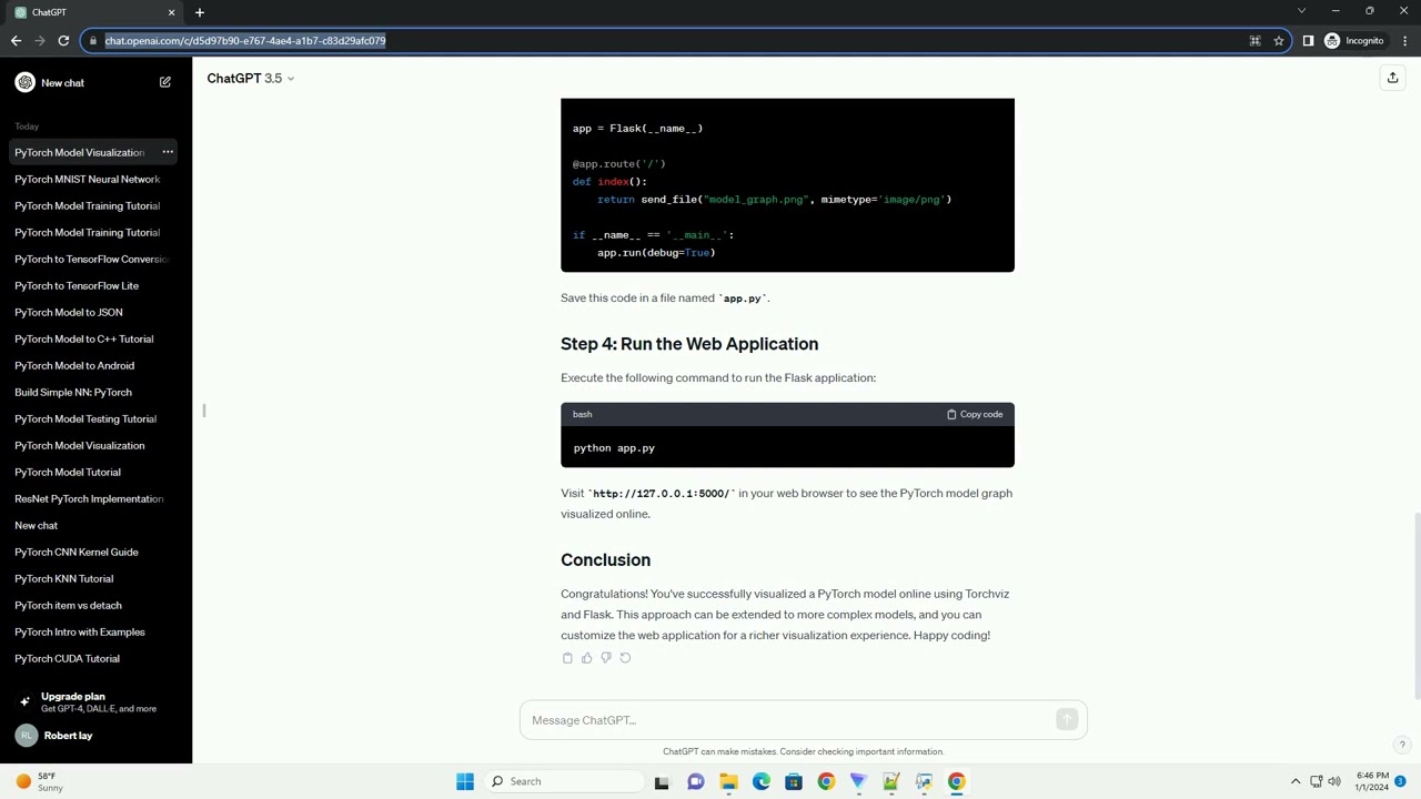 pytorch model visualization online