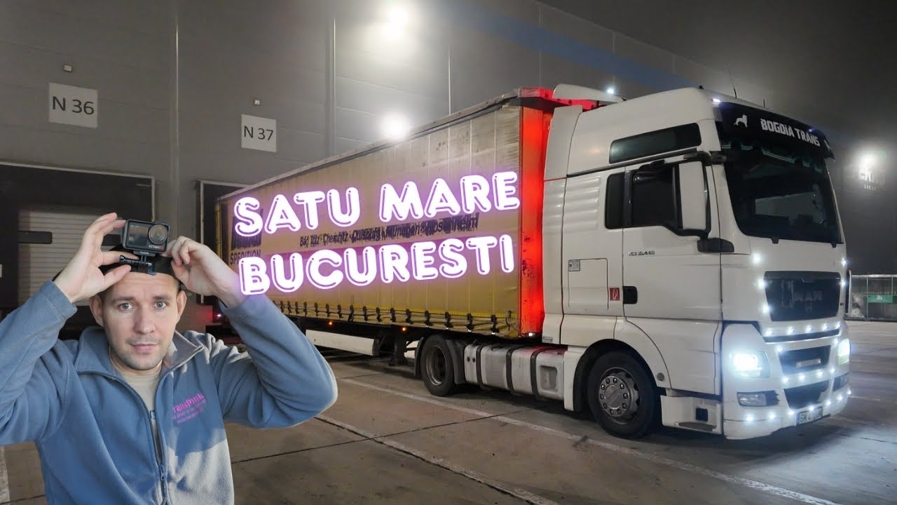 Cum virezi corect cu camionul? Cursa mea Satu Mare–București! #travel #vlog #work