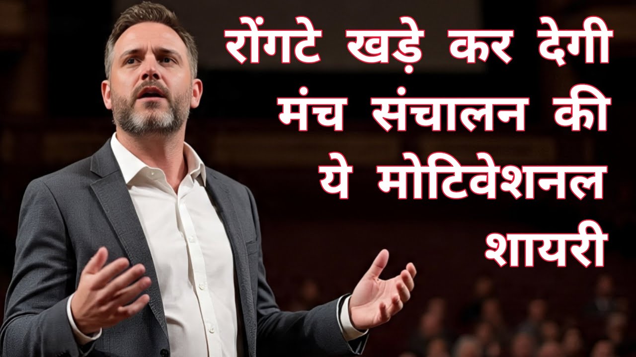 Manch Sanchalan Shayari in Hindi | Anchoring Shayari | Swami Ji 