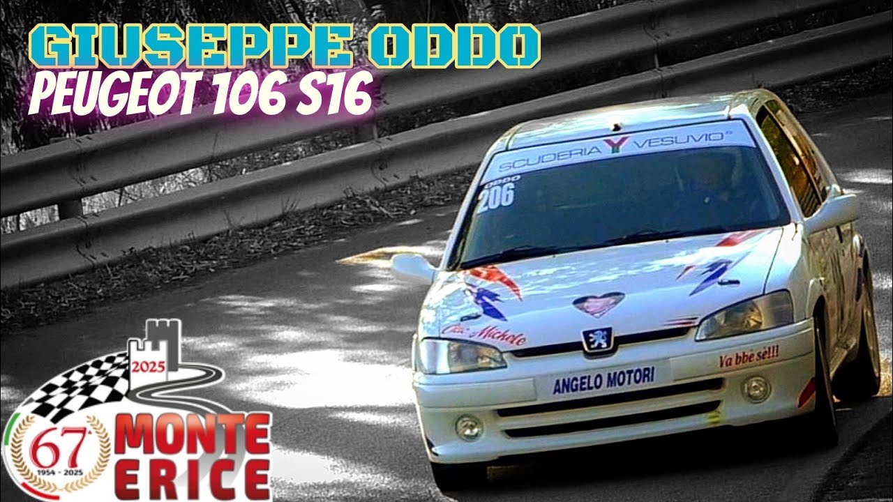 67' Monte Erice 2025 || Giuseppe Oddo || Peugeot 106 S16