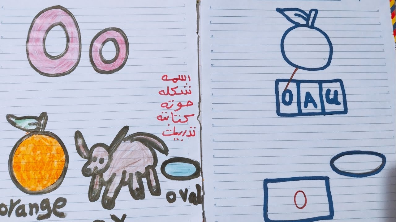 اسهل طريقه لشرح حرف o للاطفال متعي طفلك وهو بيتعلم وبلاش الطرق التقليدية المملة ☺️