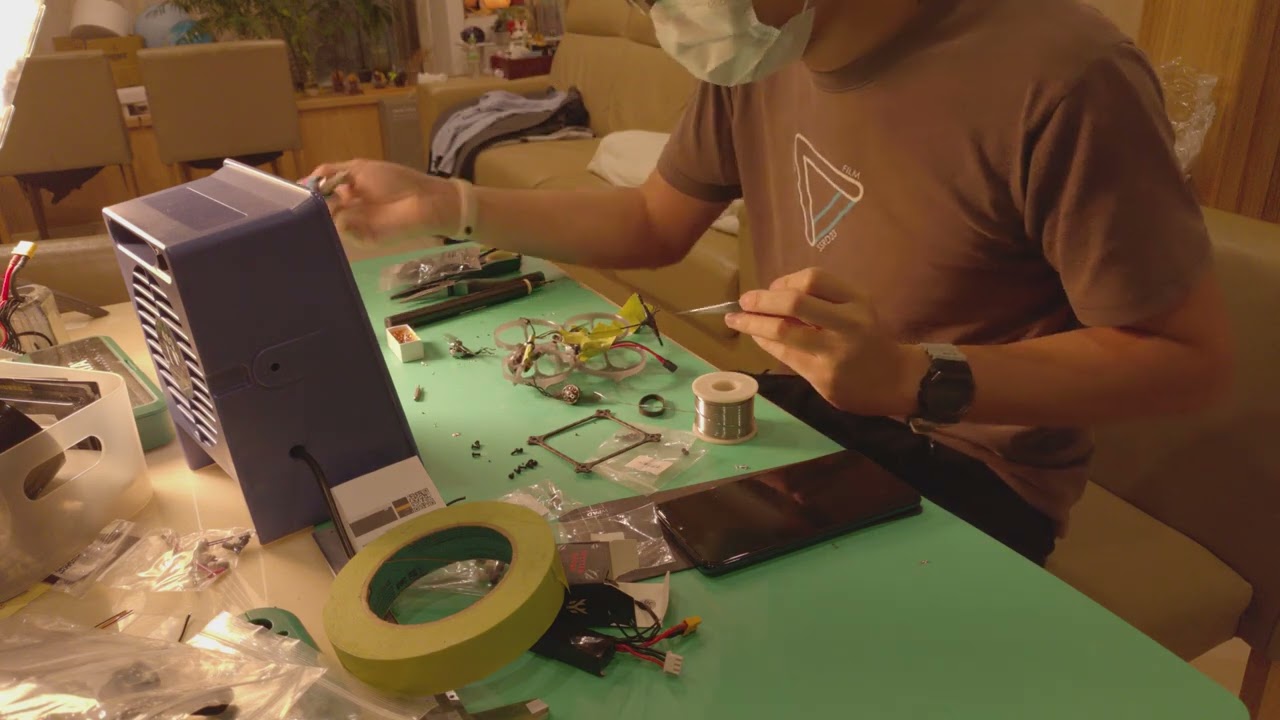 Old man energy meets future tech customizable FPV quad surgery in Taiwan advanced circuit board laug