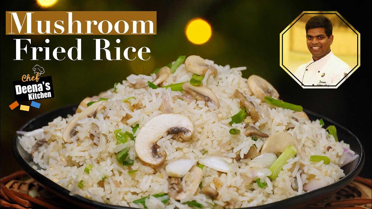 5 நிமிடங்களில் Kaalan Rice Recipe | How to Make Mushroom Fried Rice | CDK 578 | Chef Deena's Kitchen