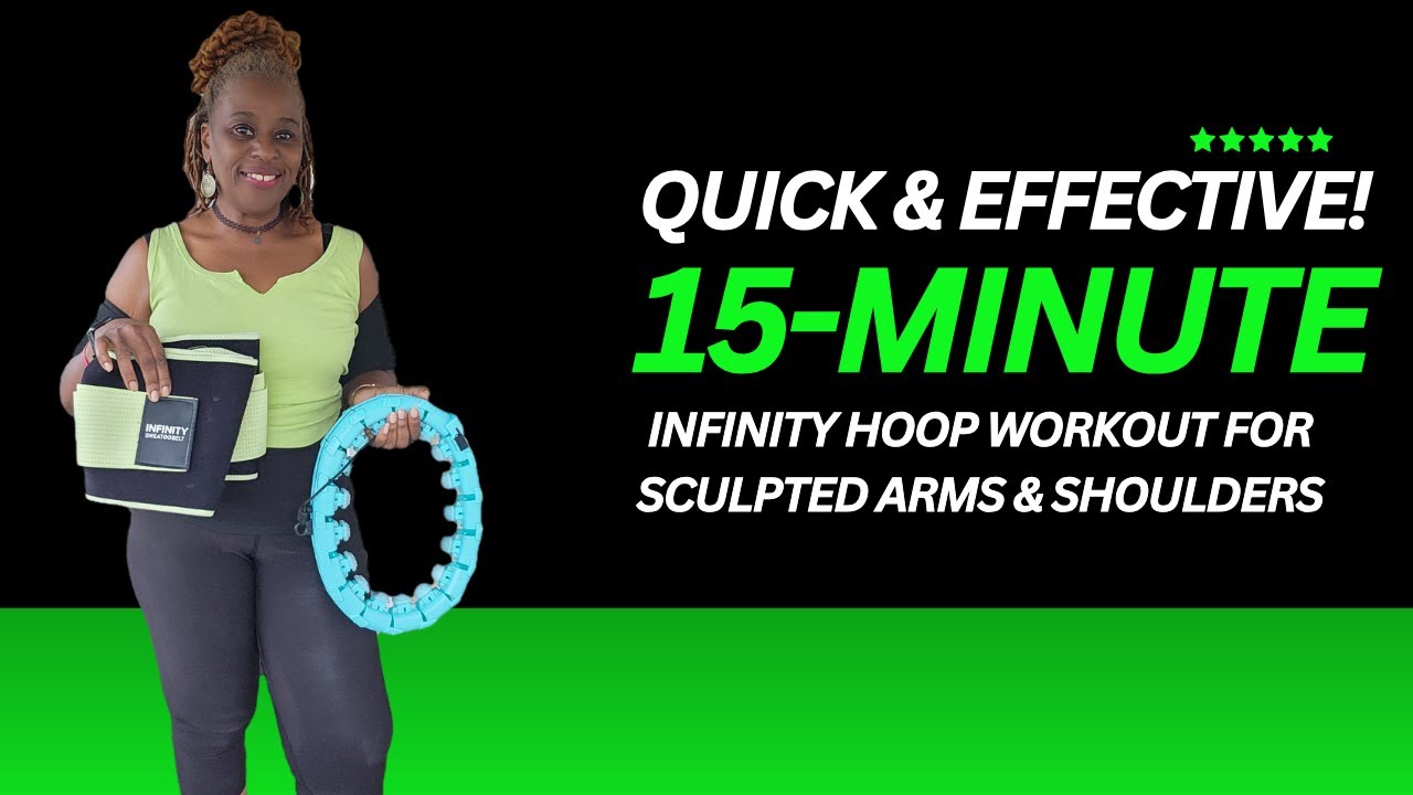 Quick & Effective! 15-Minute Infinity Hoop Workout for Sculpted Arms & Shoulders 💪