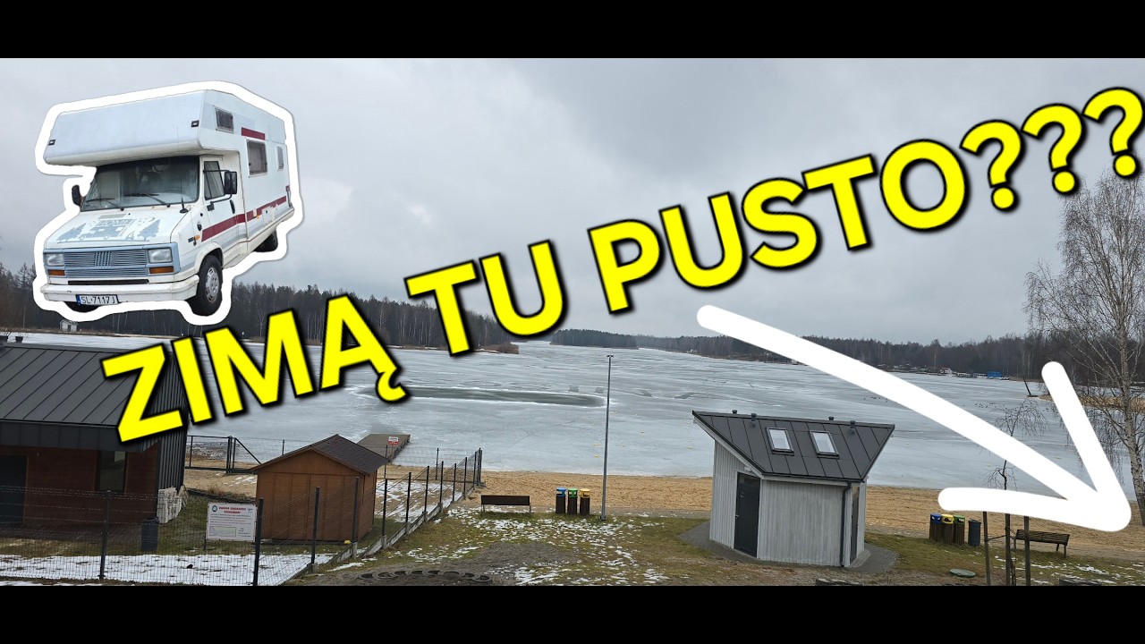 Zalew Sosina zimą Kamperem – pusto i spokojnie? Ale czy na pewno ?🚐❄️