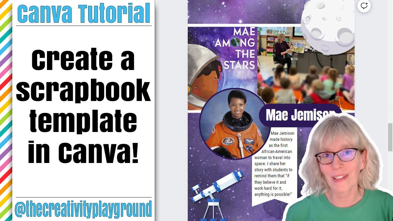 Digital Scrapbooking with Canva | Create a Template