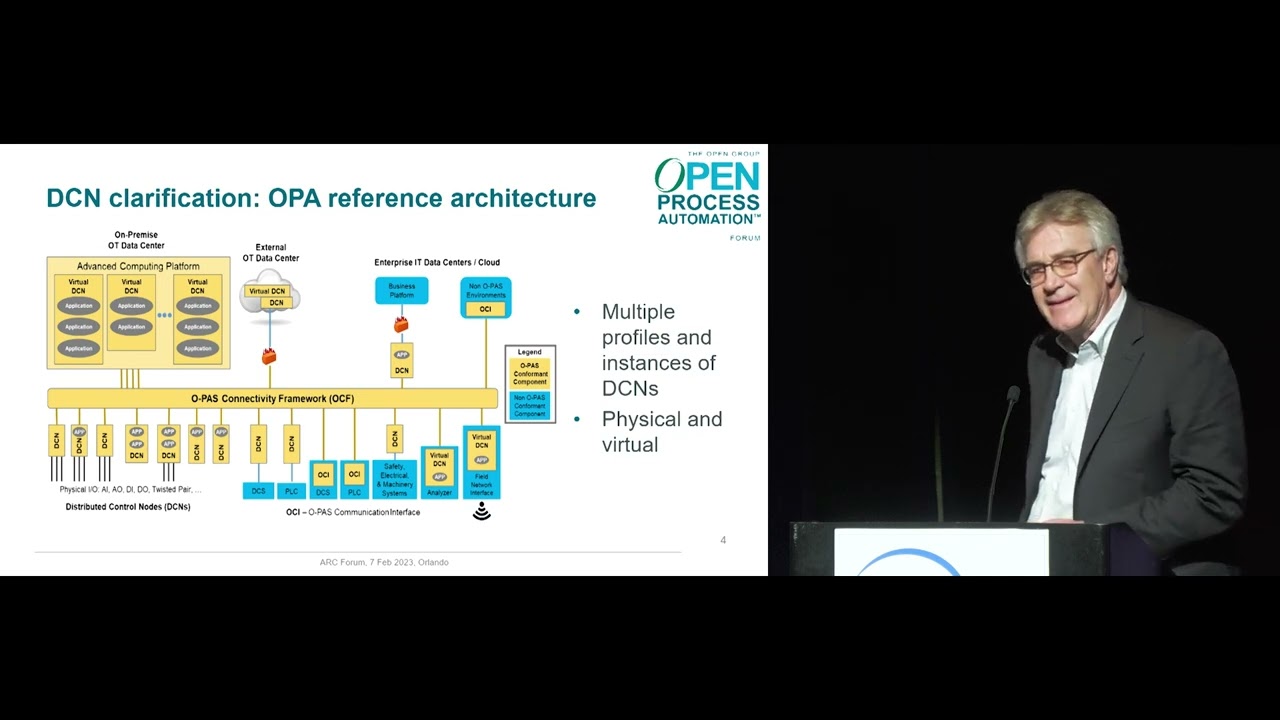 Open Process Automation Developments - Don Bartusiak of OPA Forum - ARC Forum 2023