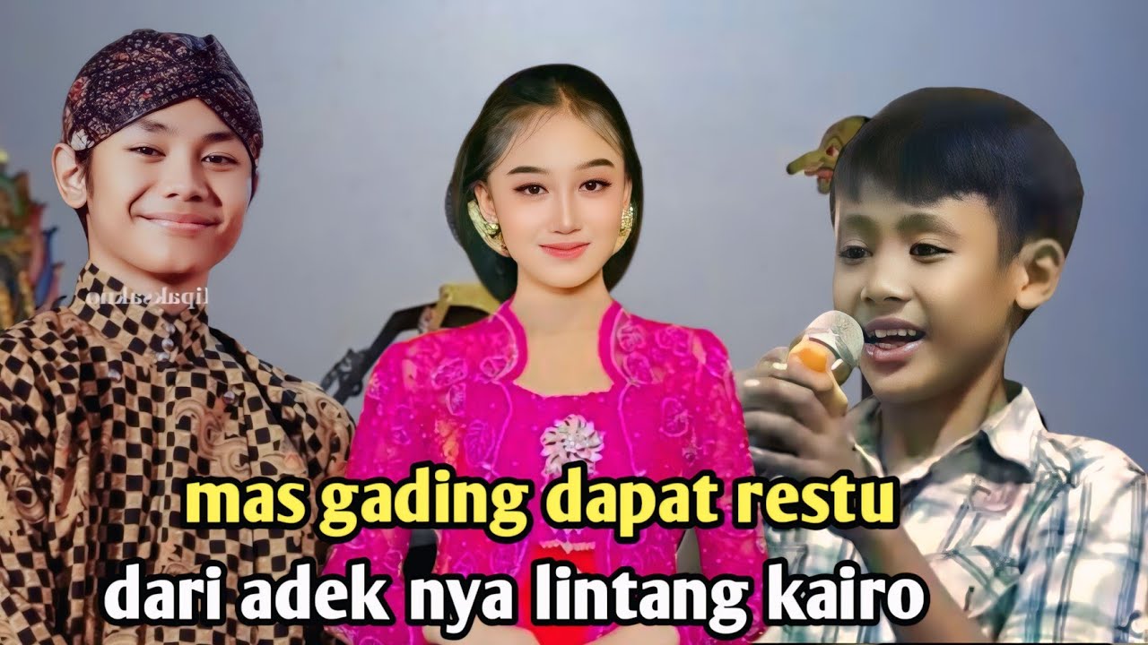 Hubungan nya mas gading sudah di restui sama adek nya lintang kairo