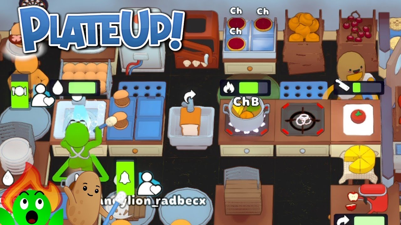 Never Leave Land! Duo Burger Food Card Challenge with ralig! PlateUp!