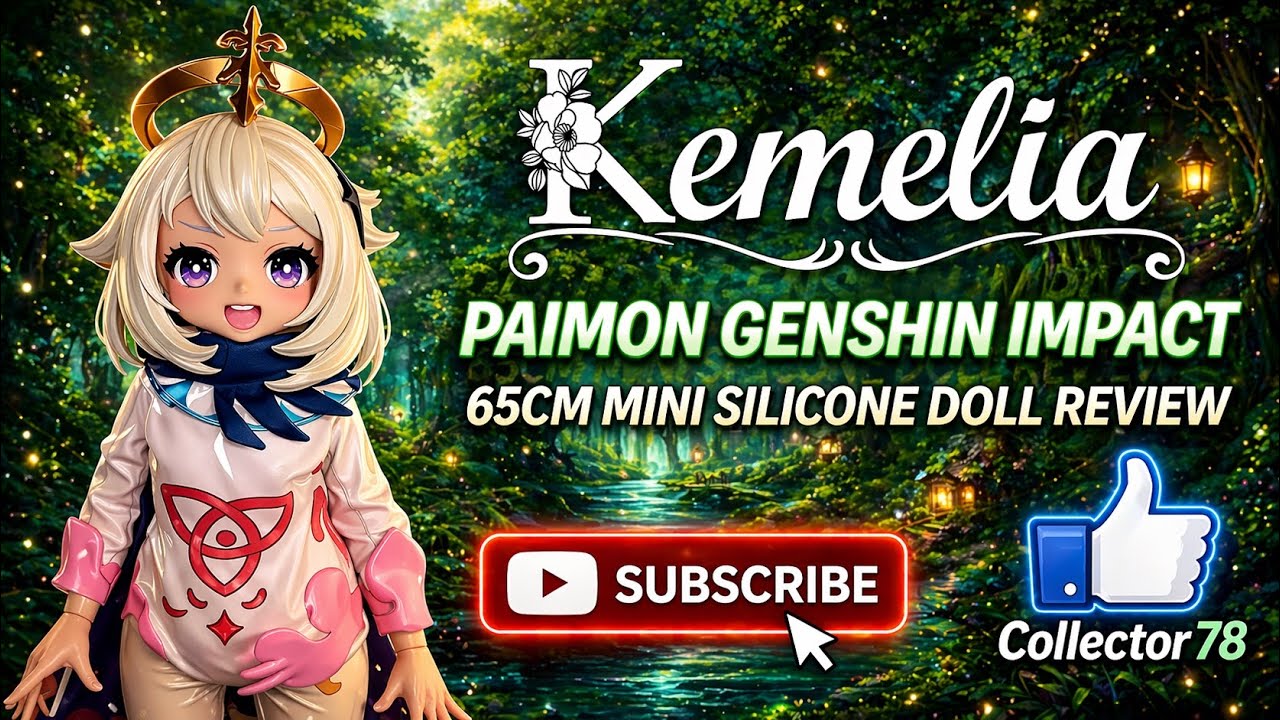 Paimon Genshin Impact - 65CM Mini Silicone Doll Review & Unboxing by KEMELIA