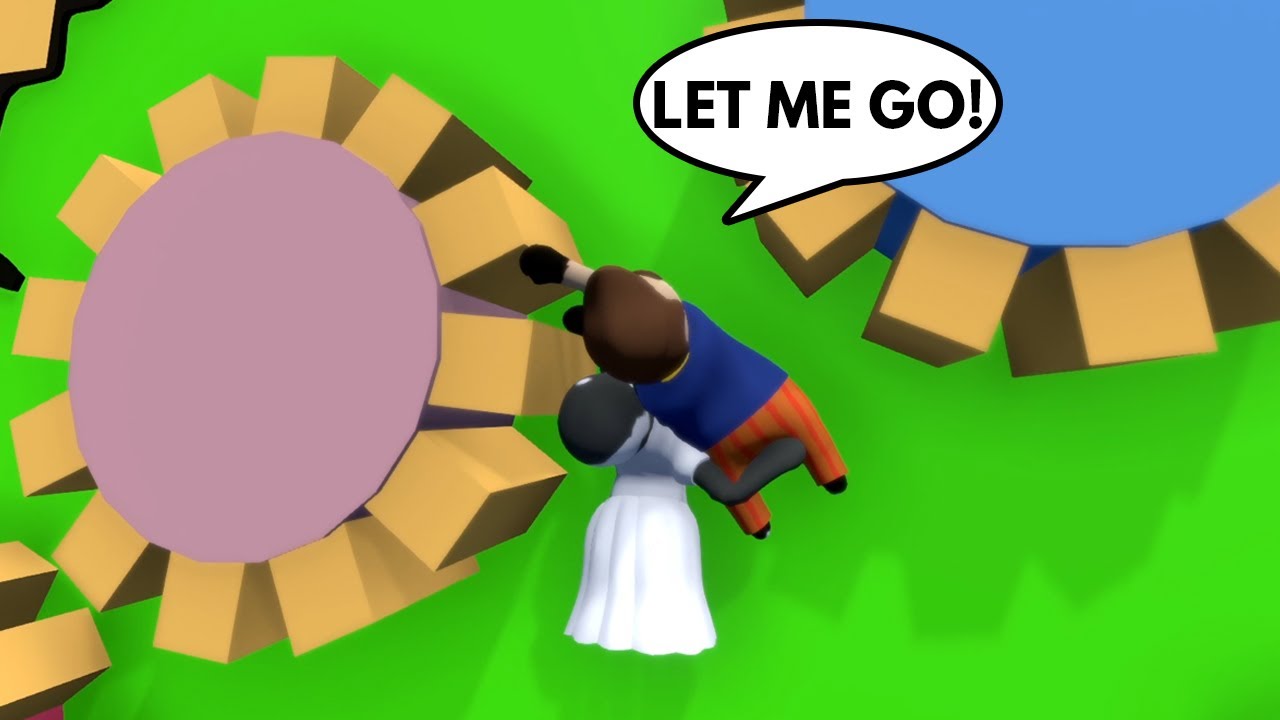 Бабушка и Привет, Сосед разводятся в Human Fall Flat