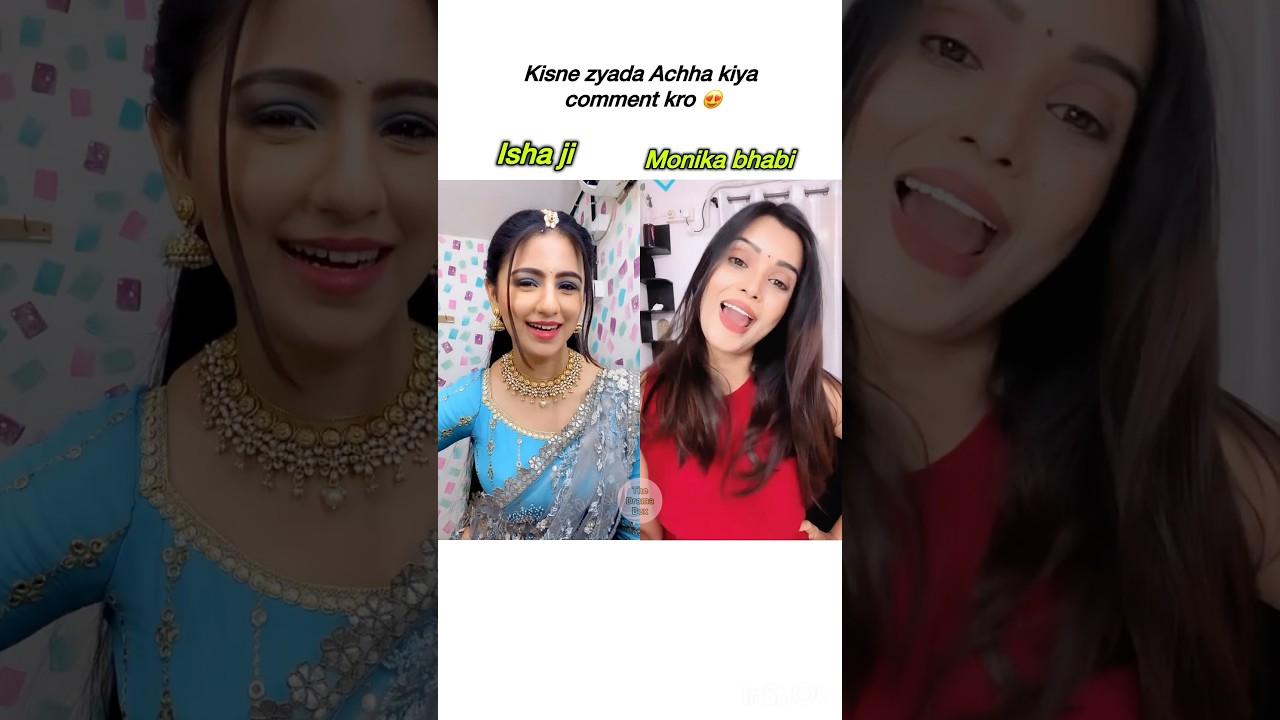 Monika bhabi V/S Isha ji| PATI BRAHMACHARI| dangal tv actress| Prapti Shukla 