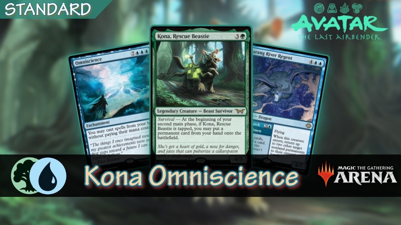 🔵🟢  Kona Omniscience | Standard MTG Arena TLA