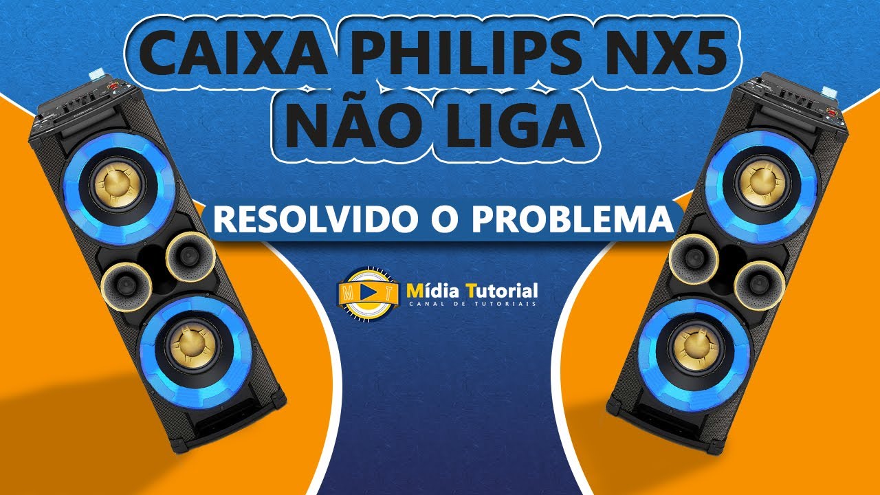 caixa Philips nx5 não liga Resolvido