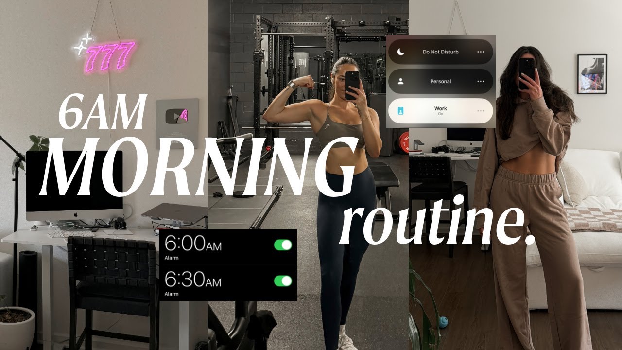 6 AM FALL MORNING ROUTINE FOR WORK🍂🍁💫✨