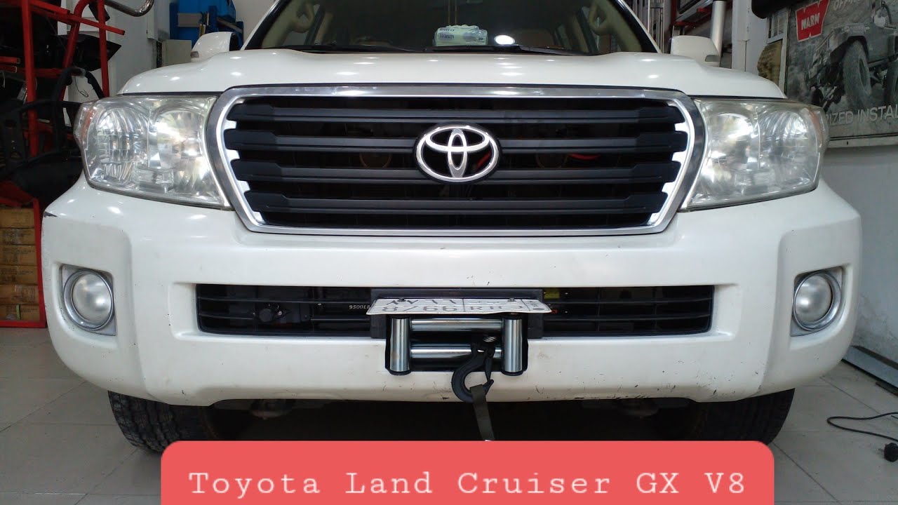 Toyota Land Cruiser GX 4x4 V8  2013 # Ironman Winch # Installation and Conversion # 40