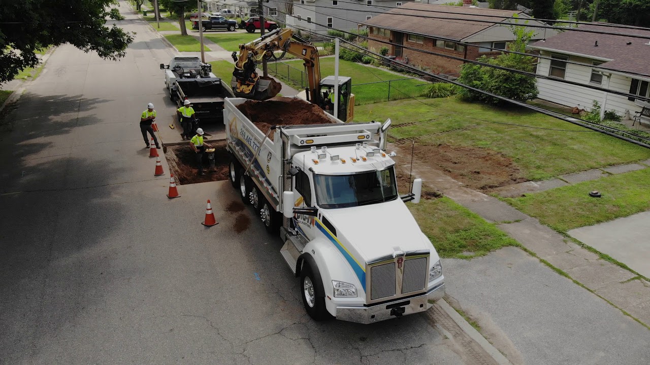 Cat 310 City Sewer Tap Replacement