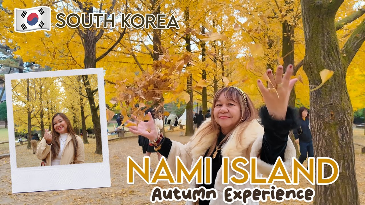 SOUTH KOREA 2024 -  Nami Island Autumn Experience (Part 1) [4k]