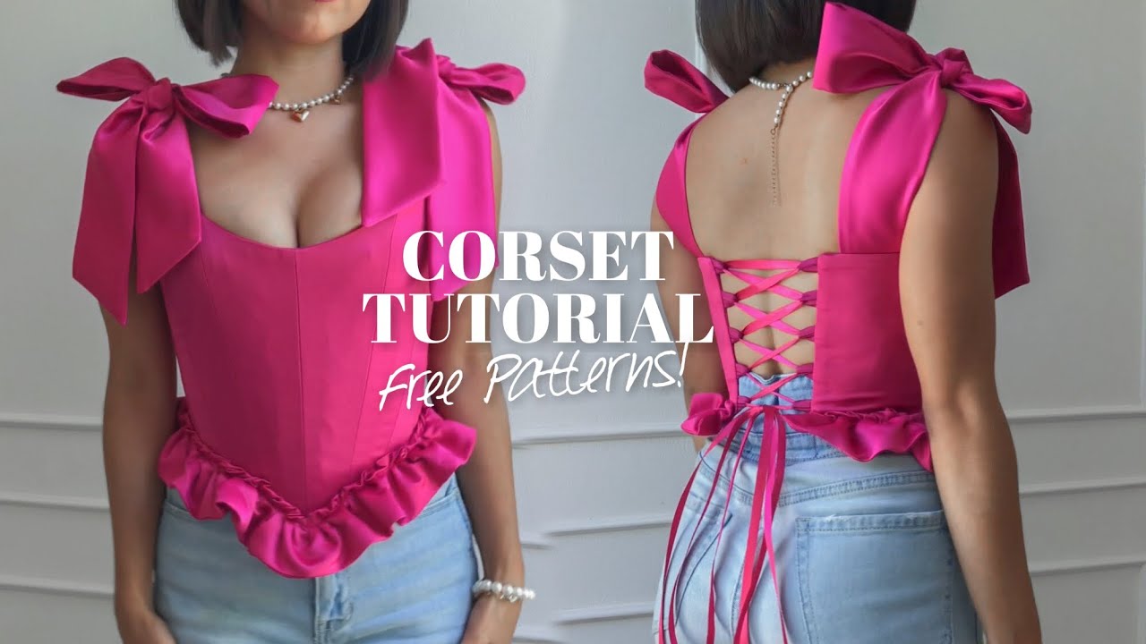 Valentine’s Corset Tutorial | FREE PATTERNS