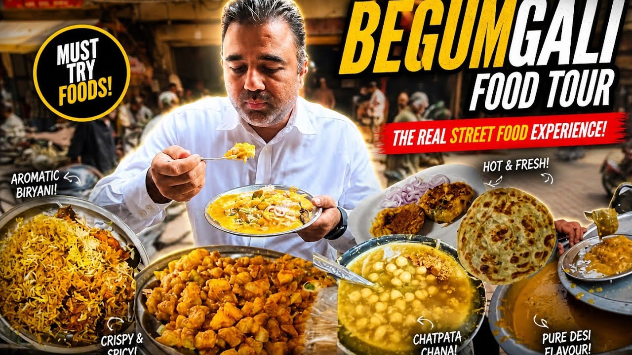 Begum gali ka best food tour ho gaya aaj