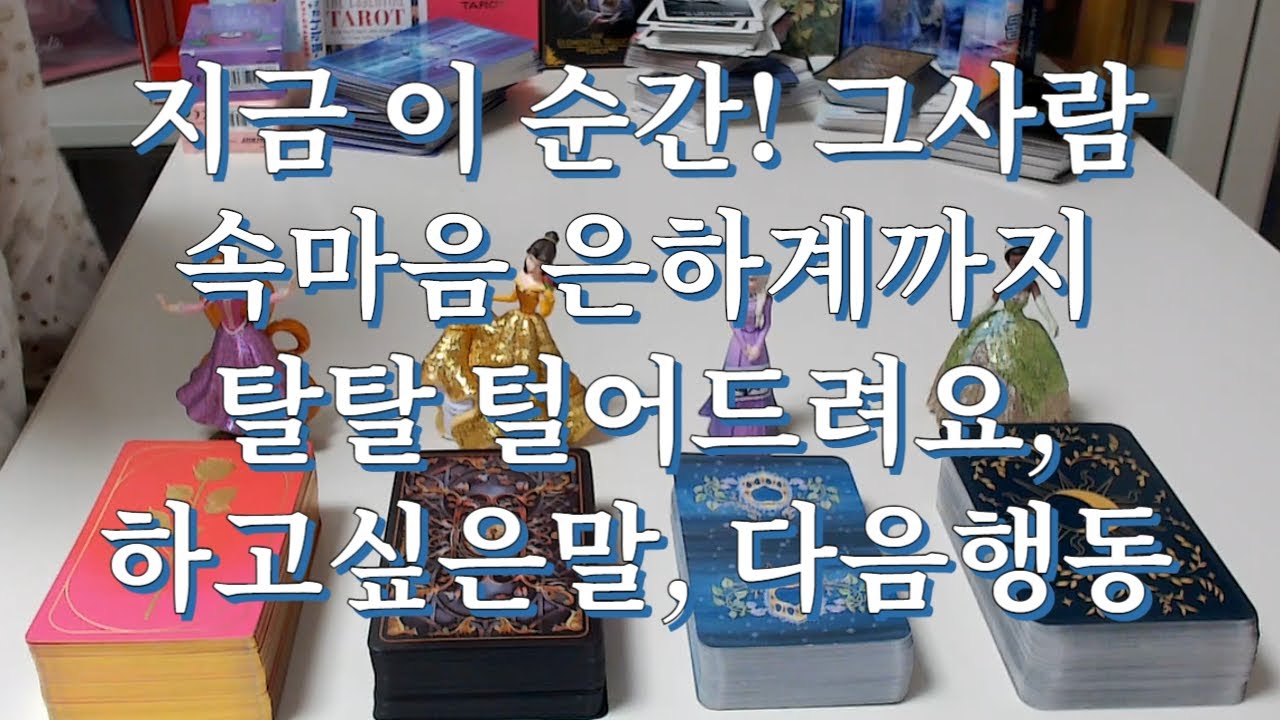 타로- 지금 이순간! 그 사람 속마음 은하계까지 탈탈 털기, 하고싶은말, 다음행동